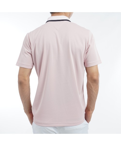 TOMMY HILFIGER GOLF（トミー ヒルフィガー ゴルフ）の「ｴｯｾﾝｼｬﾙｽﾄﾗｲﾌﾟｶﾗｰ 半袖ﾎﾟﾛ（ポロシャツ・メンズ・ホワイト/ピンク/レッド/ライム/ブラック/ネイビー・L/3L/LL/M）」の22枚目の写真