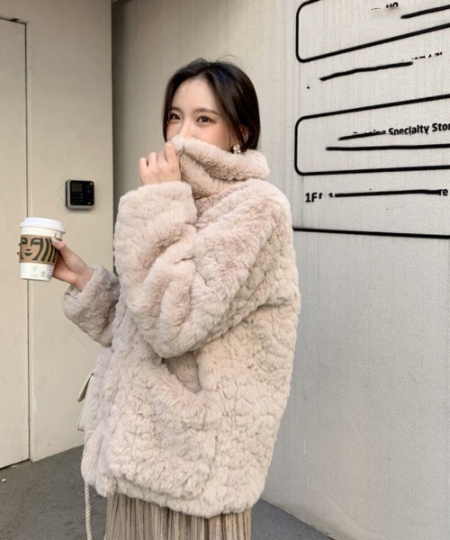 セール】もこもこ フェイクファー コート（その他アウター）｜Ritzy