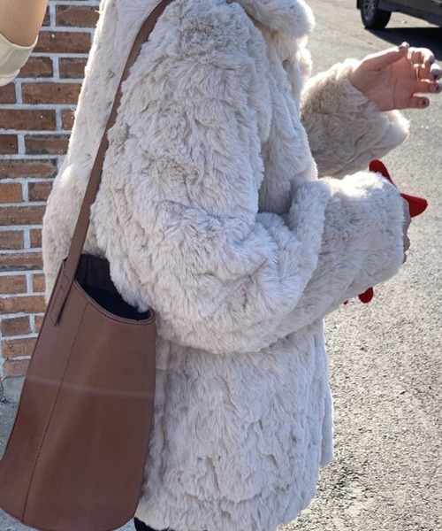 セール】もこもこ フェイクファー コート（その他アウター）｜Ritzy