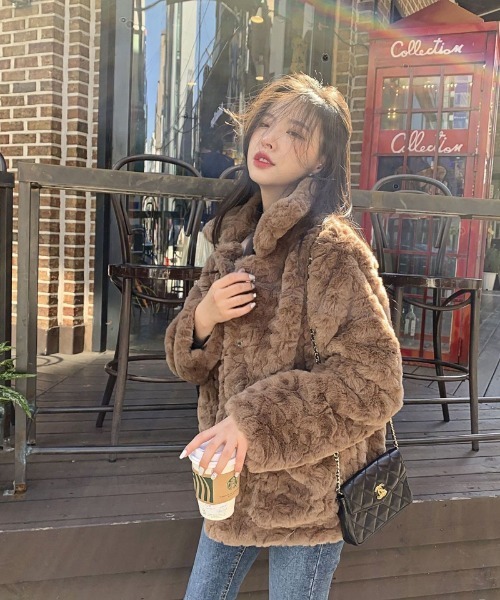 Ritzy もこもこフェイクファーコート セール】もこもこ フェイクファー コート（その他アウター