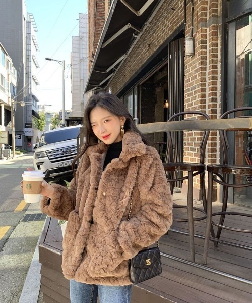 セール】もこもこ フェイクファー コート（その他アウター）｜Ritzy