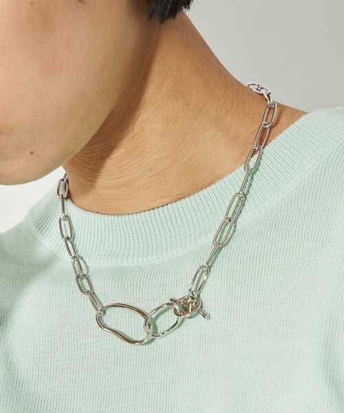 CITEN（シテン）の「＜CITEN＞ニュアンスチェーンマンテルネックレス（ネックレス・レディース・シルバー/ゴールド・FREE）」の5枚目の写真