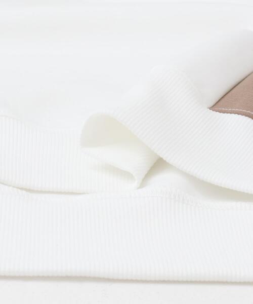 ITEMS URBANRESEARCH（アイテムズ アーバンリサーチ）の「ストレッチダンボール 切替トップス B（スウェット・メンズ・モカ/ネイビー/ブラック・MEDIUM/LARGE）」の13枚目の写真