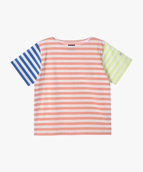 agnes b.(アニエスベー)の「【キッズ】agnes b. x HELLY HANSEN マリンボーダーTシャツ(Tシャツ/カットソー・キッズ・ブラウン系その他・LARGE/SMALL/MEDIUM/X-SMALL/X-LARGE)」の1枚目の写真