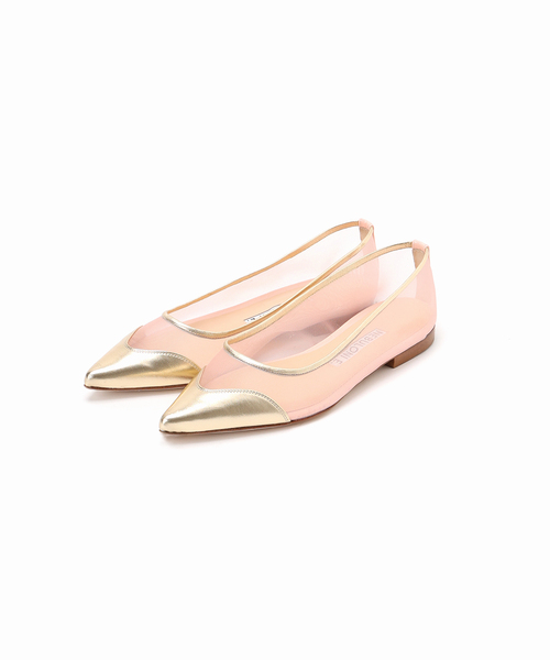 NEBULONI E(ネブローニ)の「NEBULONI E.(ネブローニ) TULE FLAT SHOES ピンク 7418MINA(その他シューズ・レディース・ピンク・38/39/36/37)」の2枚目の写真