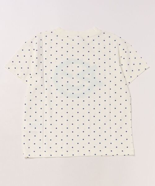 Wynken（ウィンケン）の「Wynken / ドット柄ウインクTシャツ（Tシャツ/カットソー・キッズ・オフホワイト・2Y/4Y/6Y/8Y）」の4枚目の写真