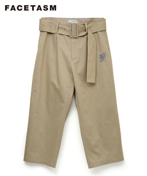 FACETASM（ファセッタズム）の「【FACETASM / ファセッタズム】BELTED BIG HEART PANTS / ベージュ [NAT-PT-U0（チノパンツ・メンズ・ベージュ・3/4）」の11枚目の写真