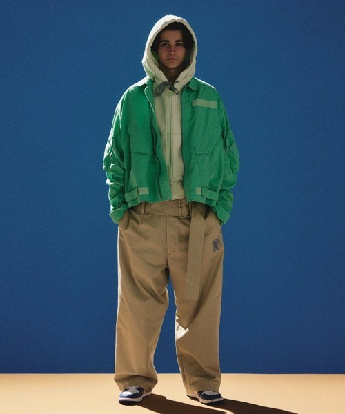 FACETASM（ファセッタズム）の「【FACETASM / ファセッタズム】BELTED BIG HEART PANTS / ベージュ [NAT-PT-U0（チノパンツ・メンズ・ベージュ・3/4）」の10枚目の写真