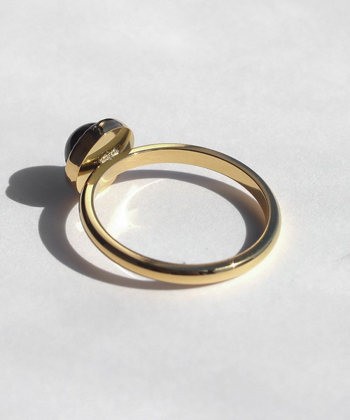 abaskdesign(アバスクデザイン)の「金属アレルギー対応 天然石ラウンドカラーリング(リング・レディース・レッド/グリーン/ブラック/パープル・11号/13号)」の18枚目の写真