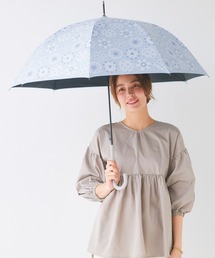 macocca | 完全遮光 UVカット100% 日傘 晴雨兼用 ジャンプ傘 デザインシリーズ 北欧ドット柄(長傘)