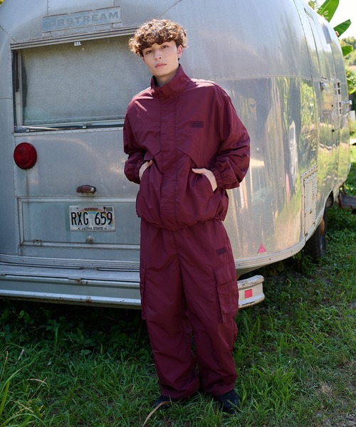 kutir（クティール）の「2WAY REVAESIBLE NYLON DRAWCORD SHORT BLOUSON／2wayリバーシブルナイロンドローコードショートブルゾン（ブルゾン・メンズ・ネイビー/ライトグレー/ブラック/グレイッシュベージュ/ブラック系/チャコールグレー/ボルドー/ブラウン・SMALL/MEDIUM/LARGE/X-LARGE）」の18枚目の写真