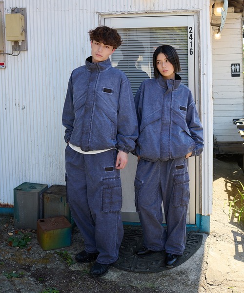 2WAY REVAESIBLE NYLON DRAWCORD SHORT BLOUSON／2wayリバーシブル