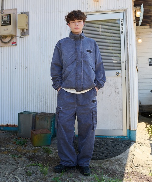 2WAY REVAESIBLE NYLON DRAWCORD SHORT BLOUSON／2way