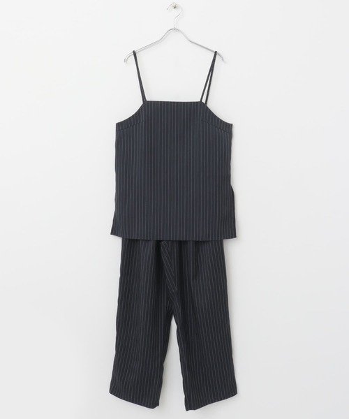 ITEMS URBANRESEARCH（アイテムズ アーバンリサーチ）の「ストライプキャミソール×イージーパンツセット（セットアップ・レディース・ネイビー/チャコールグレー・FREE）」の20枚目の写真