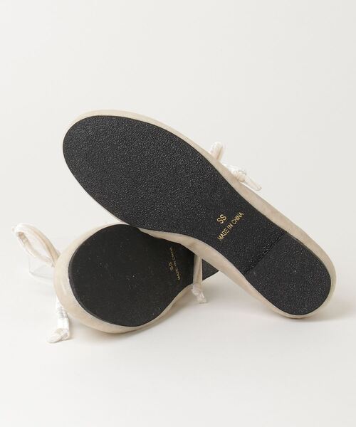 LibertyDoll（リバティードール）の「LIBERTYDOLL/レースアップ リボン バレエシューズ(1040)（バレエシューズ・レディース・ブラック/シルバー/アイボリー・3L/LL/L/M/S/SS）」の5枚目の写真