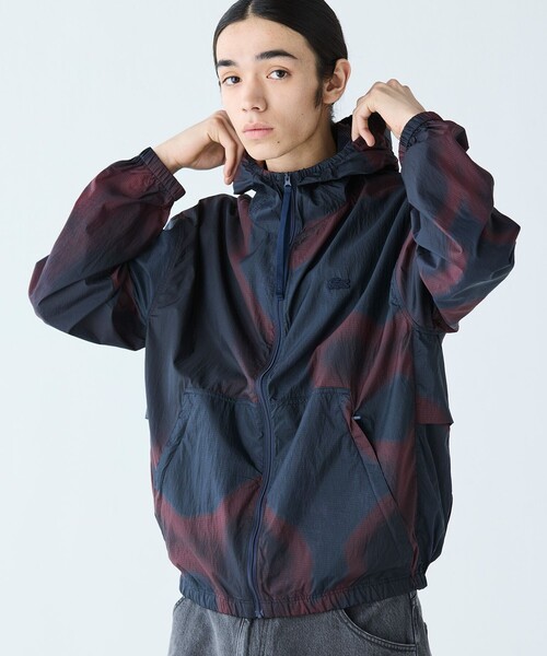 LACOSTE（ラコステ）の「撥水ライトウェイトリップストップフードジャケット（ナイロンジャケット・メンズ・ネイビー・46/48/50/52）」の13枚目の写真