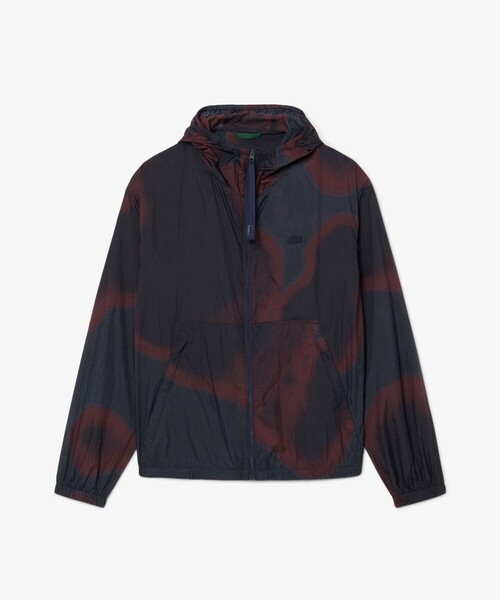 LACOSTE（ラコステ）の「撥水ライトウェイトリップストップフードジャケット（ナイロンジャケット・メンズ・ネイビー・46/48/50/52）」の9枚目の写真