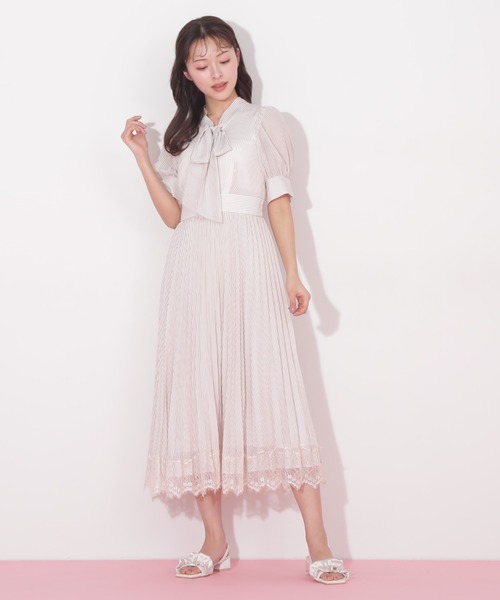 JILL by JILL STUART（ジルバイジルスチュアート）の「◇フリルサンダル（サンダル・レディース・アイボリー/ピンク・MEDIUM/LARGE）」の17枚目の写真