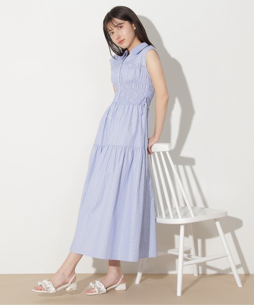 JILL by JILL STUART（ジルバイジルスチュアート）の「◇フリルサンダル（サンダル・レディース・アイボリー/ピンク・MEDIUM/LARGE）」の6枚目の写真