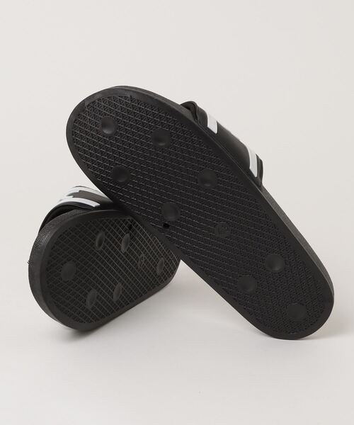 1piu1uguale3 RELAX（ウノピュウノウグァーレトレリラックス）の「【1PIU1UGUALE3 RELAX】LINE LOGO サンダル 通年（ウノ ピゥ ウノ ウグァーレ トレ）（サンダル・メンズ・ブラック/ホワイト・28cm/27cm）」の4枚目の写真