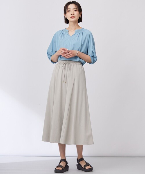 J.PRESS Ladies(J.プレス レディス)の「【洗える】トリコットバイオ シャーリング カットソー(Tシャツ/カットソー・レディース・ピンク系/ダルブルー系/ライトグリーン系/ホワイト系・SMALL)」の11枚目の写真