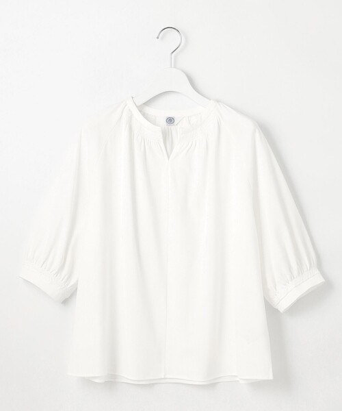 J.PRESS Ladies(J.プレス レディス)の「【洗える】トリコットバイオ シャーリング カットソー(Tシャツ/カットソー・レディース・ピンク系/ダルブルー系/ライトグリーン系/ホワイト系・SMALL)」の13枚目の写真