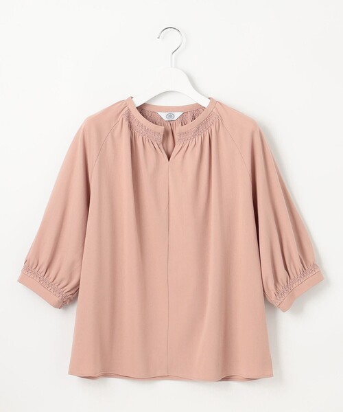 J.PRESS Ladies(J.プレス レディス)の「【洗える】トリコットバイオ シャーリング カットソー(Tシャツ/カットソー・レディース・ピンク系/ダルブルー系/ライトグリーン系/ホワイト系・SMALL)」の14枚目の写真