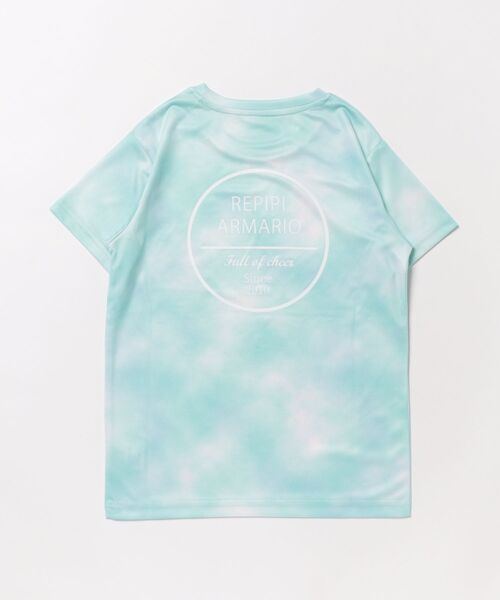 repipi armario(レピピ アルマリオ)の「Repipi armario レピピマリオ 半袖Tシャツ タイダイプリントスポーツ Tシャツ 140~160cm(Tシャツ/カットソー・キッズ・サックスブルー/ミント・150cm/140cm/160cm)」の3枚目の写真