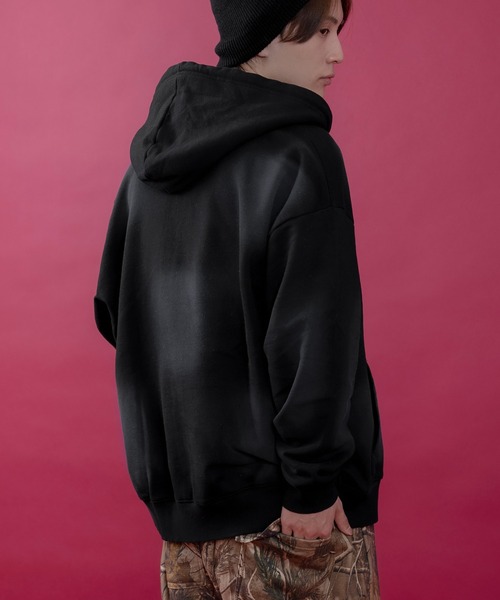 improves（インプローブス）の「バタフライ刺しゅう スウェット ジップパーカー（パーカー・メンズ・ブラック/カーキ/ワイン・LARGE/MEDIUM）」の7枚目の写真