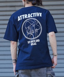 【MODISH GAZE】スモーキングガール SIT BACK AND RELAX半袖Tシャツ