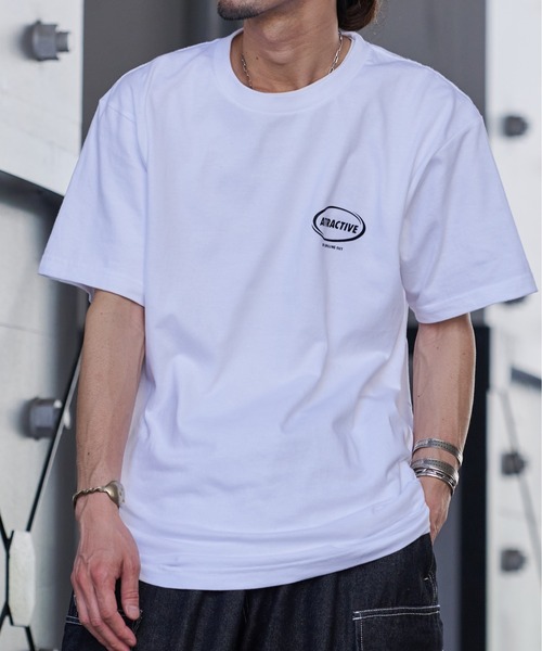 MODISH GAZE(モディシュガゼ)の「【MODISH GAZE】スモーキングガール SIT BACK AND RELAX半袖Tシャツ(Tシャツ/カットソー・レディース・ネイビー×ホワイト/ネイビー/ブラック/ホワイト・X-LARGE/LARGE/MEDIUM)」の8枚目の写真