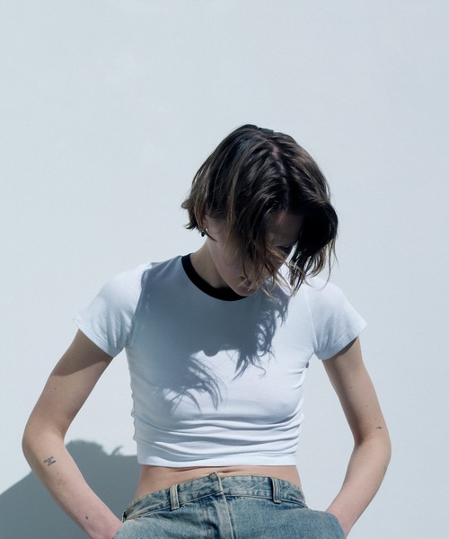 【Hanes for BIOTOP】CROPPED T-SHIRTS 新品未開封 BIOTOP(ビオトープ) / WOMEN【HANES for BIOTOP】EX CROPPED T