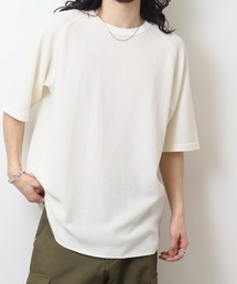 JEMORGAN ワッフル ピグメント半袖T