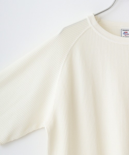 JEMORGAN(ジェーイーモーガン)の「JEMORGAN ワッフル ピグメント半袖T(Tシャツ/カットソー・メンズ・サックスブルー/グリーン/チャコール/イエロー/オフホワイト・M/L/XL)」の14枚目の写真
