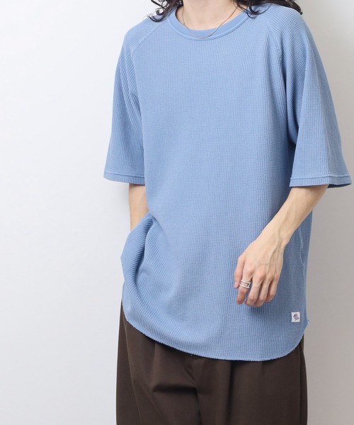 JEMORGAN(ジェーイーモーガン)の「JEMORGAN ワッフル ピグメント半袖T(Tシャツ/カットソー・メンズ・サックスブルー/グリーン/チャコール/イエロー/オフホワイト・M/L/XL)」の22枚目の写真