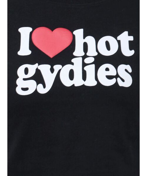 GYDA（ジェイダ）の「hot gydiesショートTシャツ（Tシャツ/カットソー・レディース・ブラック/オフホワイト・FREE）」の21枚目の写真