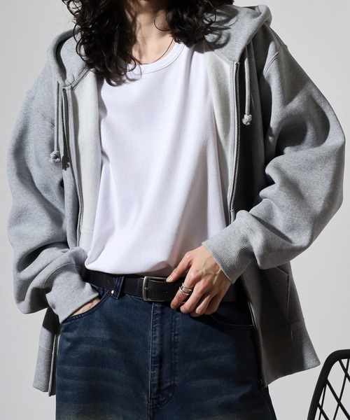 JEMORGAN(ジェーイーモーガン)の「JEMORGAN テレコ タンクトップ(タンクトップ・メンズ・オフホワイト/杢グレー/ブラック・M/L/XL)」の19枚目の写真