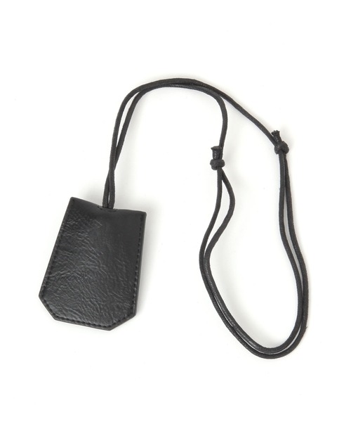 LAKOLE（ラコレ）の「フェイクレザーマルチネックレス / 293982（ネックレス・メンズ・ブラック/ブラウン・FREE）」の3枚目の写真