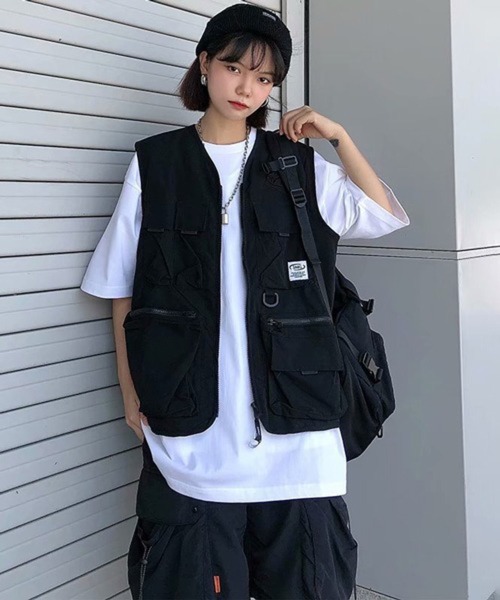 CERCA(チェルカ)の「【NOWLE】ビッグポケット フィッシングベスト(ベスト・メンズ・カーキ・MEDIUM)」の10枚目の写真