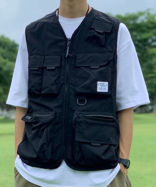 CERCA(チェルカ)の「【NOWLE】ビッグポケット フィッシングベスト(ベスト・メンズ・カーキ・MEDIUM)」の12枚目の写真