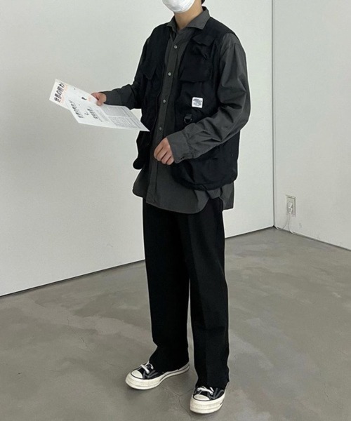 CERCA(チェルカ)の「【NOWLE】ビッグポケット フィッシングベスト(ベスト・メンズ・カーキ・MEDIUM)」の14枚目の写真
