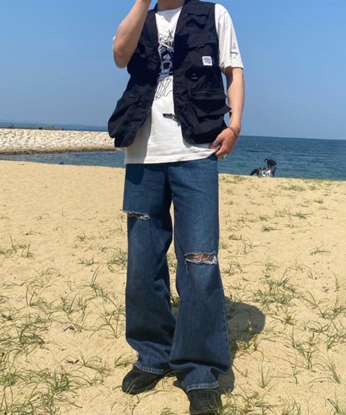 CERCA(チェルカ)の「【NOWLE】ビッグポケット フィッシングベスト(ベスト・メンズ・カーキ・MEDIUM)」の16枚目の写真