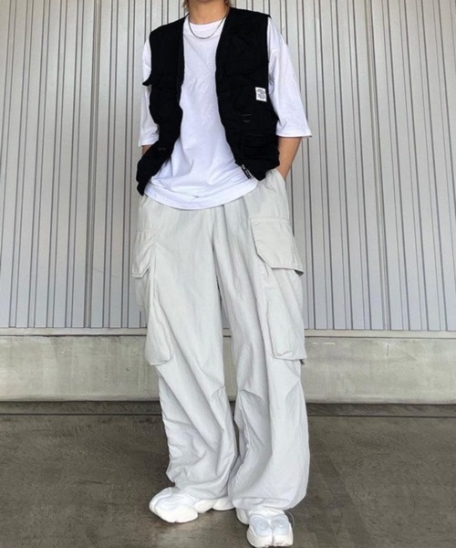 CERCA(チェルカ)の「【NOWLE】ビッグポケット フィッシングベスト(ベスト・メンズ・カーキ・MEDIUM)」の19枚目の写真