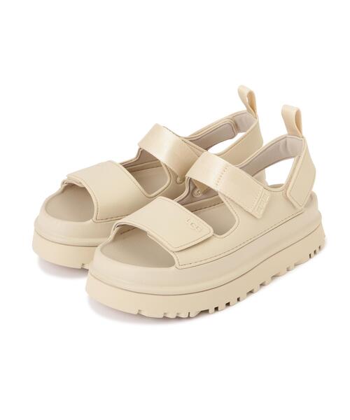 UGG(アグ)の「UGG/アグ/GoldenGlow/ゴールデングロウ/1152685(サンダル・レディース・ホワイト系2/その他1/ブラック・8/7/6)」の2枚目の写真