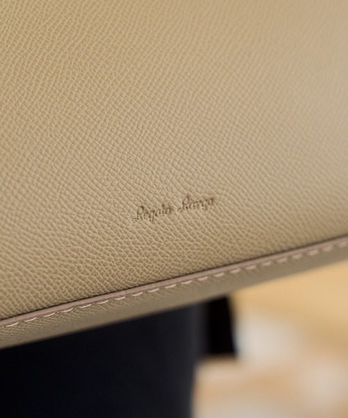 Legato Largo（レガートラルゴ）の「【Legato Largo】LH-F3371 たすかるっかばん ミニショルダー（ショルダーバッグ・レディース・ブラック/アイボリー/ラベンダー/グレイッシュベージュ/モカ・FREE）」の21枚目の写真