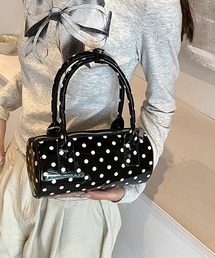 Nia（ニア）の「Nia(ニア)/2WAY ドット柄ハンドバッグ（ハンドバッグ）」