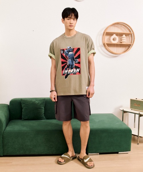 NIKE（ナイキ）の「ナイキ スポーツウェア カーニー Dri-FIT カーゴ スケートボードショートパンツ / Nike Sportswear Kearny Dri-FIT Cargo Skate Shorts IB7552-254 Medium Ash（カーゴパンツ・メンズ・ブラウン系その他・2XL/L/M/S/XL）」の6枚目の写真