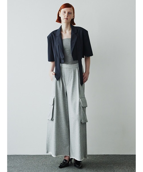 SORIN（ソリン　）の「Silky Jersey Bare Top/シルキージャージ ベアトップ（チューブトップ・レディース・ダークグレー/レッド/ホワイト/ブラック・38）」の5枚目の写真