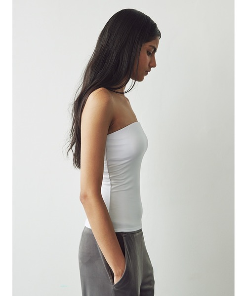 SORIN（ソリン　）の「Silky Jersey Bare Top/シルキージャージ ベアトップ（チューブトップ・レディース・ダークグレー/レッド/ホワイト/ブラック・38）」の17枚目の写真