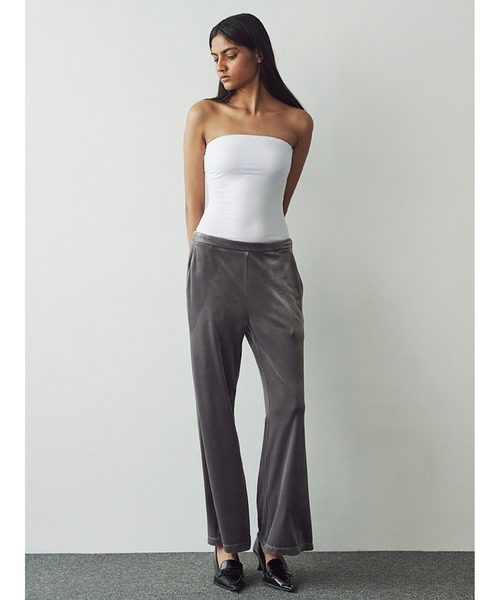 SORIN（ソリン　）の「Silky Jersey Bare Top/シルキージャージ ベアトップ（チューブトップ・レディース・ダークグレー/レッド/ホワイト/ブラック・38）」の19枚目の写真